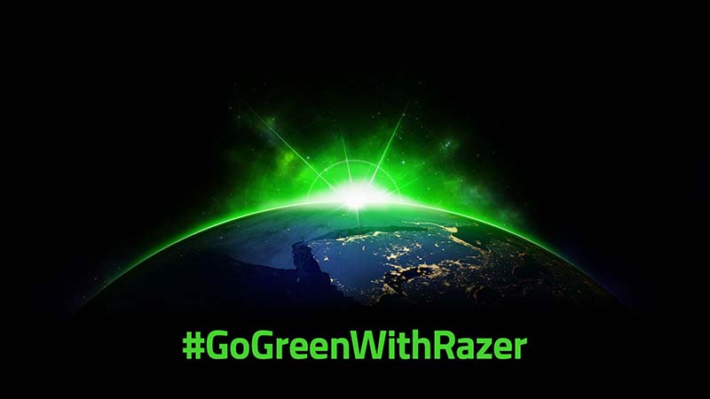 صورة شركة Razer تلتزم بمستقبل أخضر مستدام صديق للبيئة
