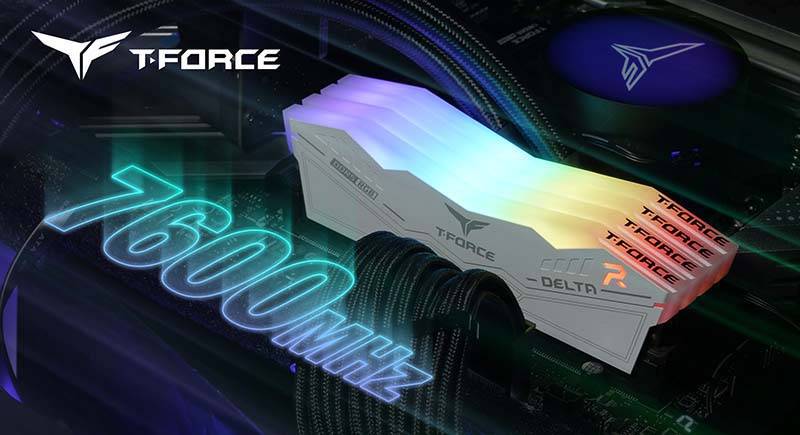 صورة شركة TEAMGROUP تطلق ذواكر T-FORCE DELTA RGB DDR5-7600 – عرب اوفركلوكرز