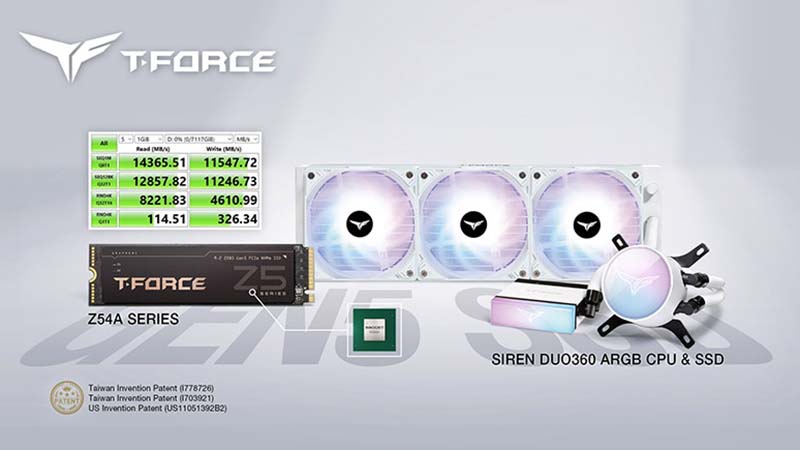 صورة تعاون بين T-FORCE و InnoGrit لنقديم محرك أقراص Gen5 فائق السرعة